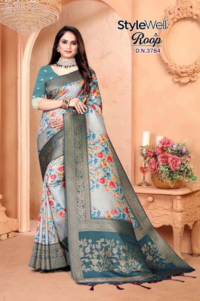 Roop By Stylewell Rich Pallu Designer Sarees Exporters In India